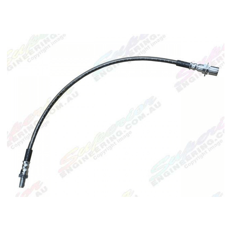 Extended Braided Brake Hose Set For Cruiser W/ ABS 80 Series 9/92-98 W/ Lift